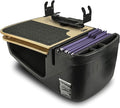 AutoExec GripMaster Car Desk for Your Vehicle Workstation and Mobile Office, Natural with Printer Stand and 400 watt Power Inverter