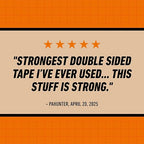 Gorilla Heavy Duty Double Sided Mounting Tape, Black Tape, 1" x 120" (Pack of 4) - Weatherproof for Indoor or Outdoor