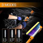 EverBrite 1000LM LED Work Light, Rechargeable Work Light for Mechanics with Dual Magnetic Bases&Hanging Hooks, 4 Lighting Modes, USB C Cable, Ideal Christmas Gift for Car Repair, Working, Pack of 2