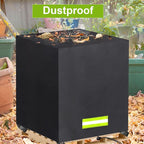 Pallet Cover Tarp Waterproof, Pallets Covers Heavy Duty Waterproof bulk Pallet Covers 48 x 42 x 48'' Outdoor Tarps Bulk Box Cover 48 x 42 x 48'' Custom Black Fits Wood Patio Furniture