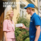Small Shipping Boxes 3.5x2.2x1.6 Inches, 50-Pack White Corrugated Cardboard Boxes for Mailing, Storing, Gift Packaging