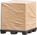 Transhield | Square Universal Outdoor Pallet Cover | Use w/Pallets, AC Units, Generators, Patio Furniture | Waterproof & Heavy Duty (36"x48"x36")