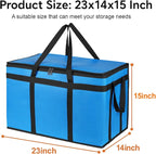 Bodaon Large 2-Pack Insulated Food Delivery Bag With Hard Bottom, XXXL Grocery Shopping/Catering bag, Bags, Rideshare Delivery Bag, Cold/Hot Styrofoam Carrier for Travel/Car