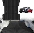 TripleAliners Truck Bed Mat Compatible with 2015-2024 2025 Ford F150 Accessories (6.5ft, 78.9in) Vehicle Perfectly Flush All Weather Protection TPE Heavy Duty Pickup Car Bed Cargo Mat
