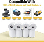 Azure Zone, Thermal Paper 2-1/4 X 85ft 100 Rolls, Fits Most POS Machines and Cash Registers, Great for Business Sales