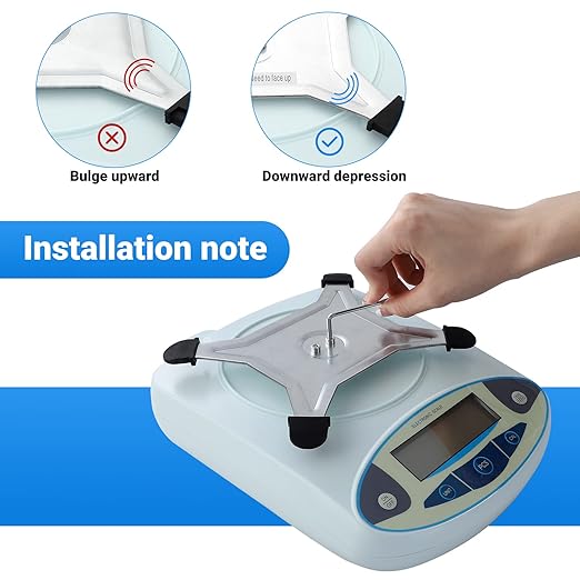 FOUR E'S SCIENTIFIC Lab Scale 5000gx0.01g High Precision Laboratory Analytical Balance Scale 0.01g Accuracy Science Scale Jewelry/Kitchen Scale