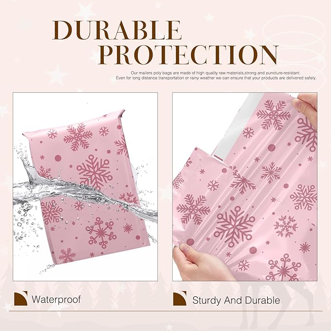 Metronic Poly Mailers 14.5x19 Inch 20Pack Shipping Bags for Clothes,Self Adhesive Shipping Envelopes for Small Business,Waterproof Mailers Poly Bags for Shipping,Packaging Mailing Bags Pink
