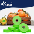 Perco Fluorescent Green Pricing Labels for Monarch 1136 Price Gun – 3 Sleeves, 24 Rolls Value Pack - 42,000 Price Marking Labels – with Ink Rolls Included