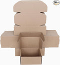 Shipping Boxes Corrugated Cardboard Mailer Boxes Literature Mailer for Packaging Small Business Craft Gifts Giving Products (Brown,6x4x3)