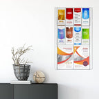 Weysat Acrylic Brochure Holder Wall Mount, Clear Plastic Pamphlet Holder Magazine Display Trifold Flyer Rack Hanging Literature Storage Organizer(2 Magazine Pockets, 8 Pamphlet Pockets)