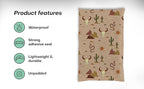 6x9 Poly Mailers – Western Boho – Waterproof, Tear-Resistant Shipping Bags with Adhesive Seal – 200 Pack – Package Mint