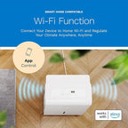 hOmeLabs Dehumidifier for Home, Office, Basements with Powerful Moisture Removal, Humidity Control, Auto Shut-off, Quiet Operation - 7,000 Sq Ft Wi-Fi (50 Pint MAX 120 Pint at 95°F, 90% RH)