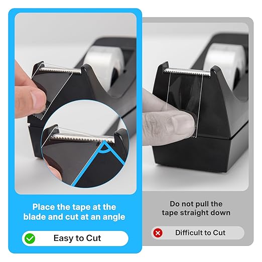 OWLKELA 30 Rolls Transparent Tape Refills, Clear Tape, All-Purpose Transparent Glossy Tape for Office, Home, School
