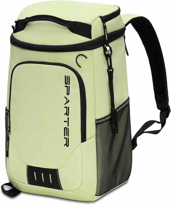 SPARTER Backpack Cooler Insulated Leak Proof 33/49 Cans, 2 Insulated Compartments Thermal Bag, Portable Lightweight Beach Travel Camping Lunch Backpack for Men and Women
