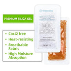 6Pcs 40 Gram Rechargeable Desiccant Packs, Indicating Silica Gel, Gun Safe Dehumidifier, New Style Moisture Absorbing Bag