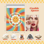 Metronic Poly Mailers 14.5x19 Inch 50pcs Shipping Bags for Clothes,Self Adhesive Shipping Envelopes for Small Business,Waterproof Mailers Poly Bags for Shipping,Packaging Mailing Bags Rainbow Smile