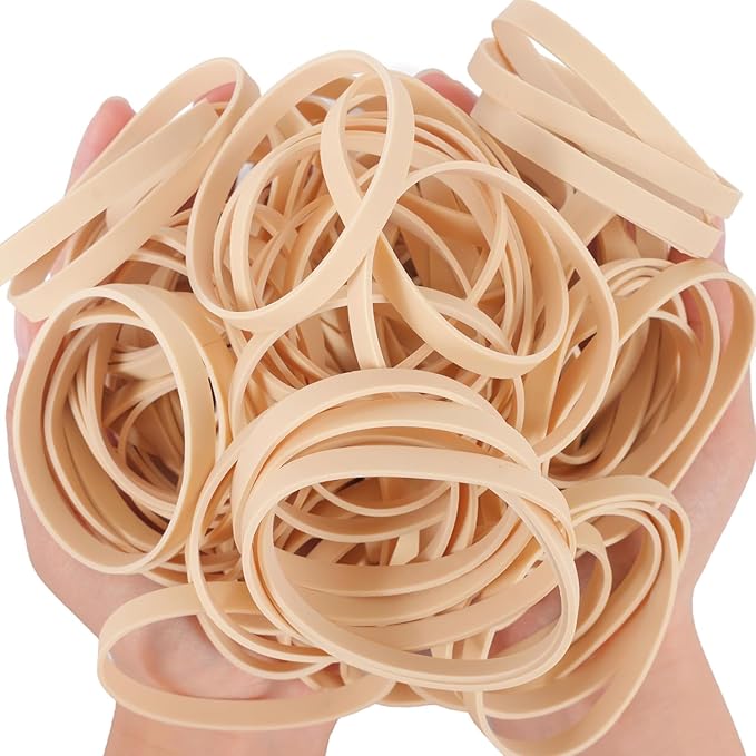 3-1/2" x 1/4'' - Size #64 - Rubber Band Depot - Everyday Rubber Bands, Business Bands - Approximately 80 Per Bag - 1/4 Pound Bag