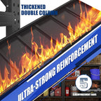 Heavy Duty Garage Shelving Units,6000LBS Deep Storage Shelves,Adjustable Metal Shelves,Large Steel Storage Racks,Industrial Shelving for Shop,Warehouse,Basement (Black, 24" D*52" W*48" H, 3 tier)