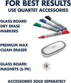 Quartet Dry Erase Board, Magnetic Whiteboard 24" x 18", Glass Board for Wall, Infinity, Brilliance White (G22418W)