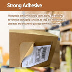 BEUYI (500 Pcs) 2.5 Mil Premium 7" x 10" Clear Adhesive Shipping Label Sleeves,Packing Slip Documents Envelopes Pouches