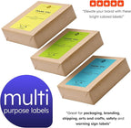 Custom Bright Neon Color Labels, Print Your Own Stickers, Upload Your Design for Printing - Smooth Matte Finish, Strong Adhesive, Crack and Peel - 6" x 9" - 25 Sheets per Pack (Dark Orange)