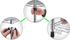 18" Deep x 54" Wide x 74" Height Wire Shelving Kit | 8-Tier | NSF Commercial Storage Rack Unit