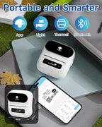 Phomemo M220 Label Maker, New Flagship 3.14 Inch Bluetooth Portable Thermal Label Printer for Barcode, Address, Labeling, Mailing, File Folder, Easy to Use, Support Phone&PC
