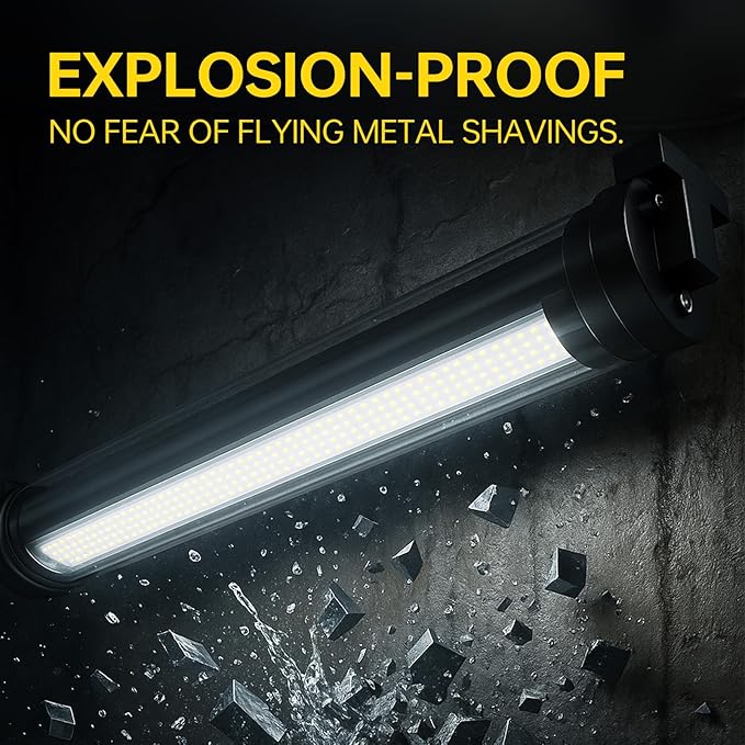 IP66 48w Explosion Proof Lights LED Machine Light Work Tube Industrial Lighting for CNC Machine 220V (48w)
