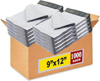 iMBAPrice 9x12 Inches White Poly Mailers, 1000-Pack Mid Size #3 White Color Poly Mailing Shipping Envelopes Bags, Self Seal Adhesive Waterproof and Tear Proof (Total 1000 Bags) in Bulk