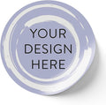 100 Custom Vinyl Stickers - Upload Your own Image, Text, Design, Logo - Personalized Logo Labels for Handmade, Packaging, Bottle, Jars, Candle, Brand Stickers (Lavender Swirls, 4x4)
