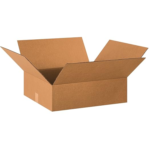 TAPE LOGIC 20x18x6 Flat CorrugatedBoxes, Flat, 20L x 18W x 6H, Pack of 25 | Shipping, Packaging, Moving, Storage Box for Home or Business, Strong Wholesale Bulk Boxes