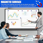 Mobile Whiteboard 60x48 Magnetic Dry Erase Board with Stands, Large Rolling White Boards on Wheels, Double-Sided Standing Whiteboard, 5' x 4' Easel Stand White Board for Office Home Classroom