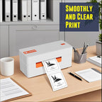L LIKED 2" x 2" Direct Square Thermal Labels, Perforated QR Code and Barcode Labels & Compatible with Rollo, Zebra and Other Desktop Printers (10 Roll, 7500 Labels)