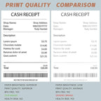 (10 Rolls) 2 1/4 x 50 Thermal Receipt Paper Rolls, POS Cash Register Paper Rolls, BPA Free 2.25x50ft Long Per Thermal Paper Receipt