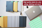 Royal Green Metallic Silver Sticker Labels 1.57 inch x 0.75 inch (40mm x 19mm) - 2000 Pack
