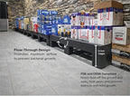 PolyMight Heavy-Duty Plastic Poly Dunnage Rack for Warehouses and Commercial Industrial Storage 48" x 36" x 12" with 2500 lb Capacity | For Wareshouse, Storage, and Merchandising
