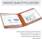 CANOPUS Car Registration and Insurance Holder, Magnetic Closure, Embossed Card Document Holder, Vehicle Glove Box Organizer, Wallet for Auto, SUV, Motorcycle, Truck, Waterproof, Truck Model