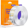 Upgraded Double Sided Tape Heavy Duty,1.18" x 198”,Extra Large Nano Double Sided Adhesive Mounting Tape,Clear & Tough Sticky Poster Wall Tape,Multipurpose Tape Picture Hanging Strips for Home Office