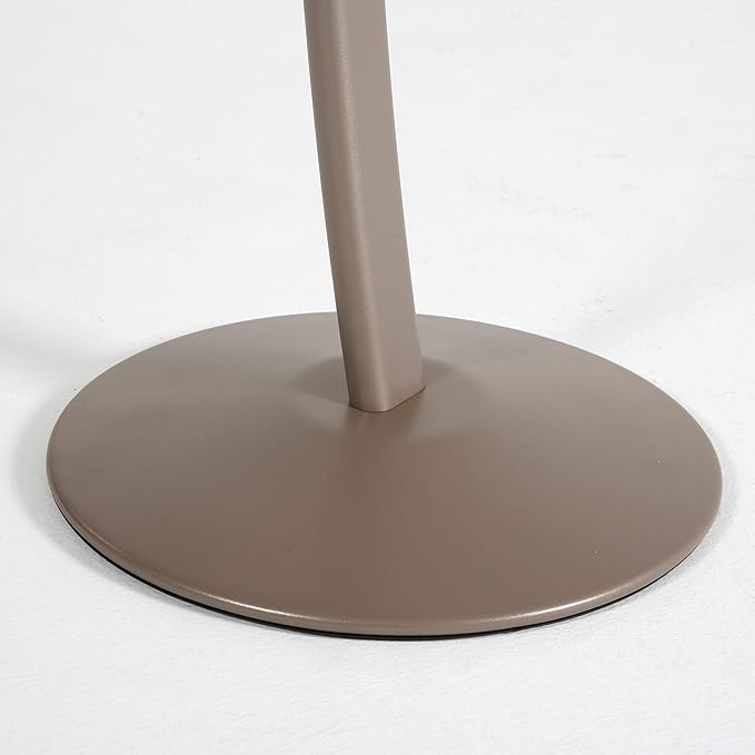 M&T Displays Curved Menu Board, 11x17 Pedestal Sign Holder Earth Color Floor Standing Aluminum Front Loading Easy Open Poster Message Advertisement Holder For Restaurant Cafe Hotel