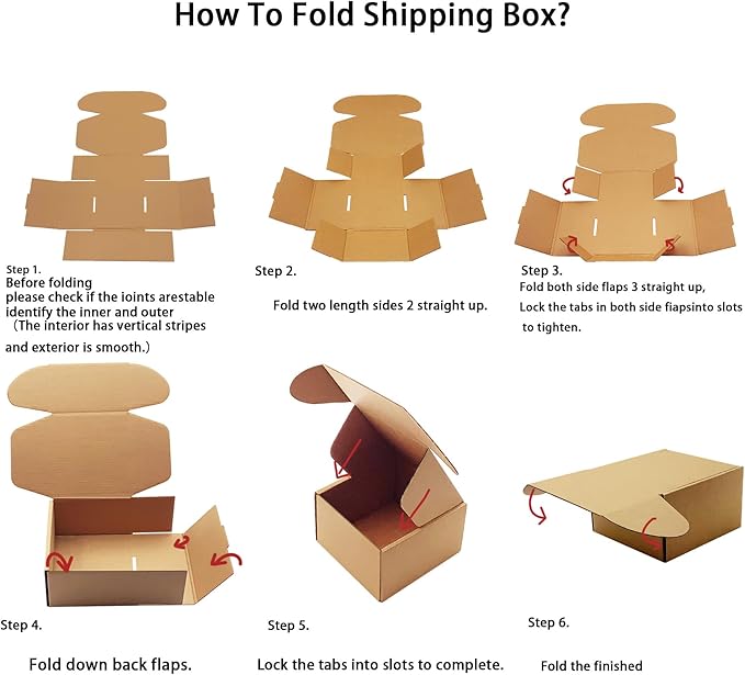 11x8x4 inch Shipping Boxes Pack of 20, Brown Corrugated Cardboard Box Mailer Boxes for Packaging Small Business Shipping，Recyclable Moving Storage Mailing Boxes Bulk Book Literature Gift Giving
