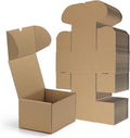 RLAVBL 7x5x4 Small Shipping Boxes Set of 50, Brown Corrugated Cardboard Box for Packing, Mailing, Business