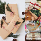 Brown Wrapping Paper Roll 24"x 1200" Craft Packing Paper for Moving Shipping, Gift Wrapping Paper, Bulletin Board Kraft Paper for Table Covering Poster Paper Christmas