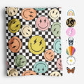 10x13 Poly Mailers – Smiles Checkerboard – Waterproof, Tear-Resistant Shipping Bags with Adhesive Seal – 100 Pack – Package Mint
