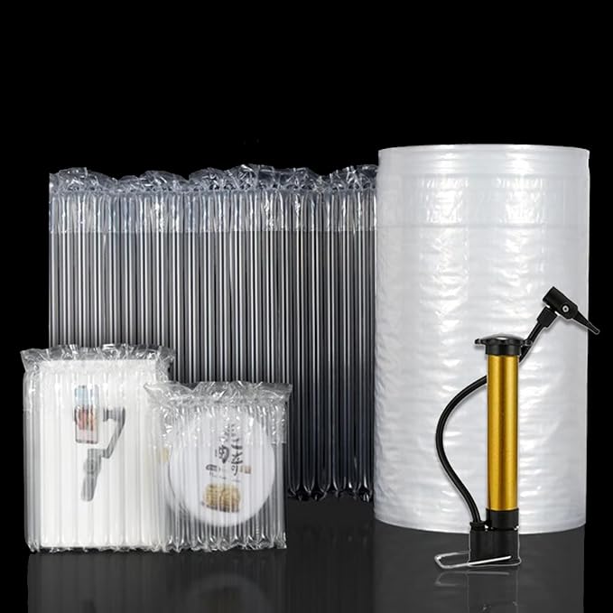 Inflatable Bubble Wrap, 9.84inch*164ft Air Pillows For Shipping Air Bubble Wrap Bubble Cushioning Wrap for Packaging Moving (9.84 inch*164ft)