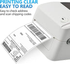FungLam 80 Rolls 4x6 Direct Thermal Shipping Labels, 250 Labels Per Roll, 1" Core, Perforated, White Mailing Postage Shipping Label Compatible with Zebra 2844 ZP-450 ZP-500 ZP-505