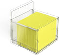 MUKAI File Box Organizer, Hanging Folder Storage Boxes, File Folder Organizer with Slide, Filing Crate Bin Holder with Letter-size File Holder Filing Box for Office, Home, Decor (1)