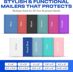 Royal Blue Large Poly Bubble Mailers 12x15 inch | Self Seal Padded Envelopes Cushioned Bubble Mailer | Usable Size 12x15 | WaterProof | Lightweight mailing Shipping Bags | 50 Pack Bulk