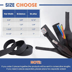 2:1 Heat shrinkable Braided Sleeving Fabric Wire Loom High Temp Heat Shrink Wiring Harness Abrasion Protector Cable Sleeve(1"-27ft)