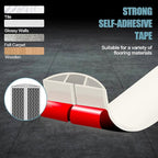 Floor Cord Cover Cable Cavity Self Adhesive Cord Hider Floor 10FT Floor Cable Management Power Cord Protector Floor Electric Cord Covers for Offices, Gym, Exhibitions (Beige, 1.18" x 10')