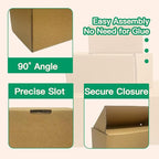 Rongyangtong12x9x4 Inch Shipping Box (pack of 20),Corrugated Mailing Box, Ldeal for Small Business Packaging Mailing